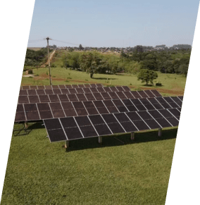 Instalação rural de energia solar