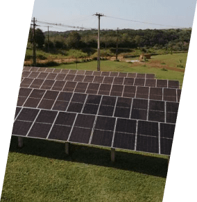 Usina solar de solo instalada pela TG Solar